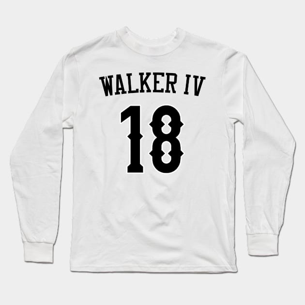 Lonnie Walker IV Brooklyn Basketball Long Sleeve T-Shirt by Cabello's